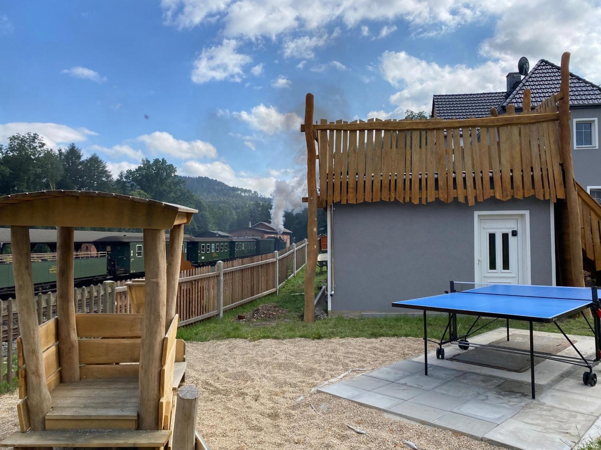 Ferienhaus Bimmelbahn 2 Olbersdorf Dış mekan fotoğraf